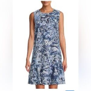 Kobi Halperin Mue Eyelet Printed Minidress XL